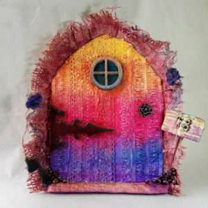 Powertex fairy door by Kore Sage