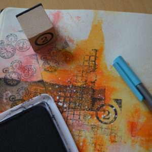 Art Journal Page Kore Sage
