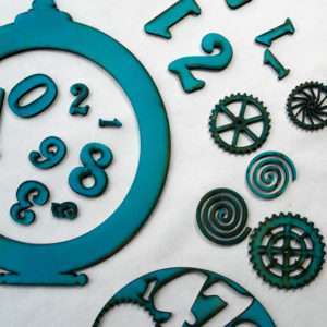 Watch pieces painted