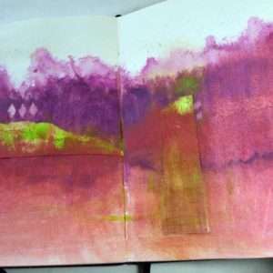 Art Journal Ugly Page Kore Sage