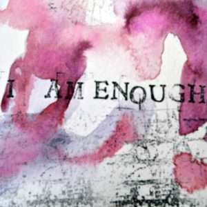 Kore Sage Art Journal Page Enough