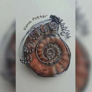 Powertex Fossil Jewellery by Fiona Potter
