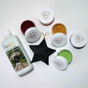 Adding colour with powder pigments