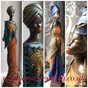 Annette Smyth Powertex figure sculpture