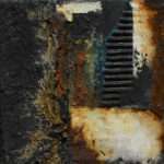 Powertex Mixed media rust art by Kore Sage