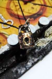 Art Doll Rusty Padlock