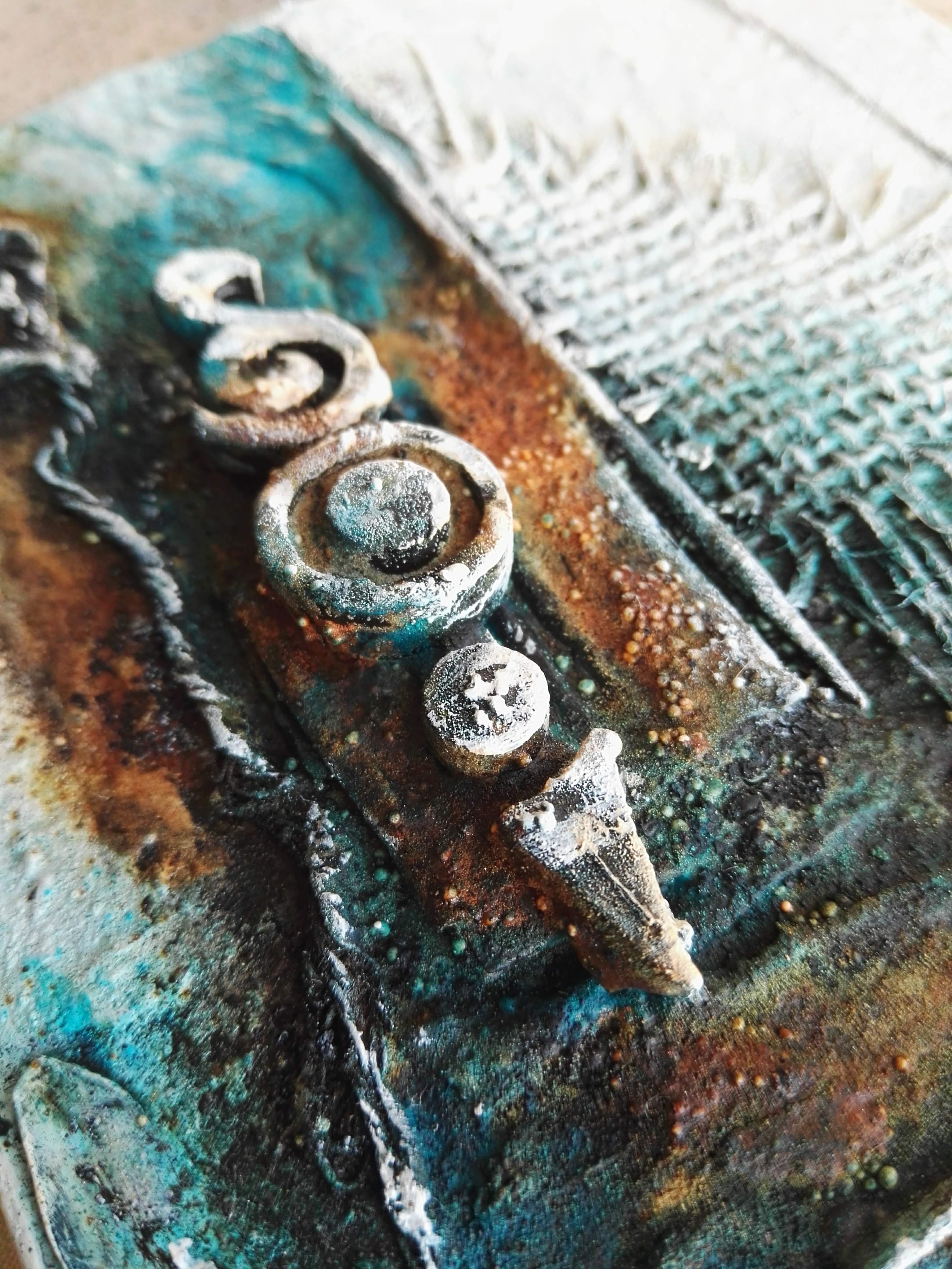 Top 3 Tips For Powertex Mixed Media Art - Kore Sage | Mixed Media Artist