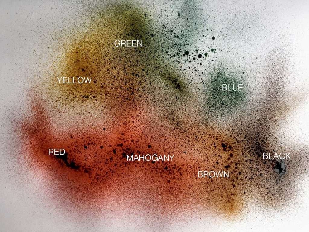Powertex Bister Colour chart
