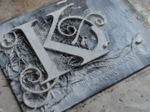 Powertex Rusty Letter Art