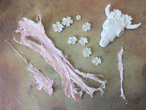 Paperdecoration ad Stone art clay pieces