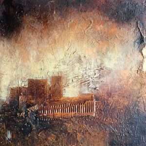 Powertex and Bister painting by Kore Sage